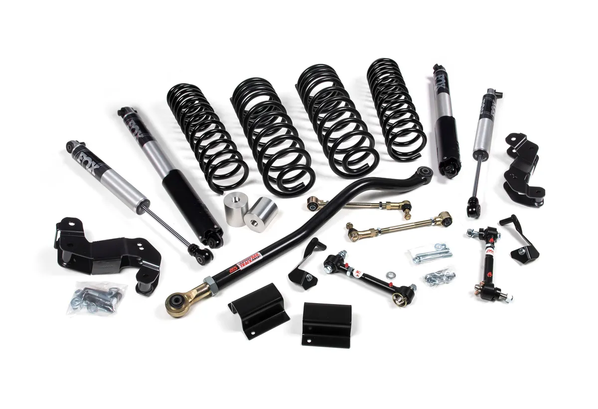 2020-2023 Jeep Gladiator JT 4WD 3-3.5 Inch J-Kontrol Suspension Lift Kit 1.5-2 Inch Rear w/ Fox 2.5 Performance Elite Shocks JSPEC product image