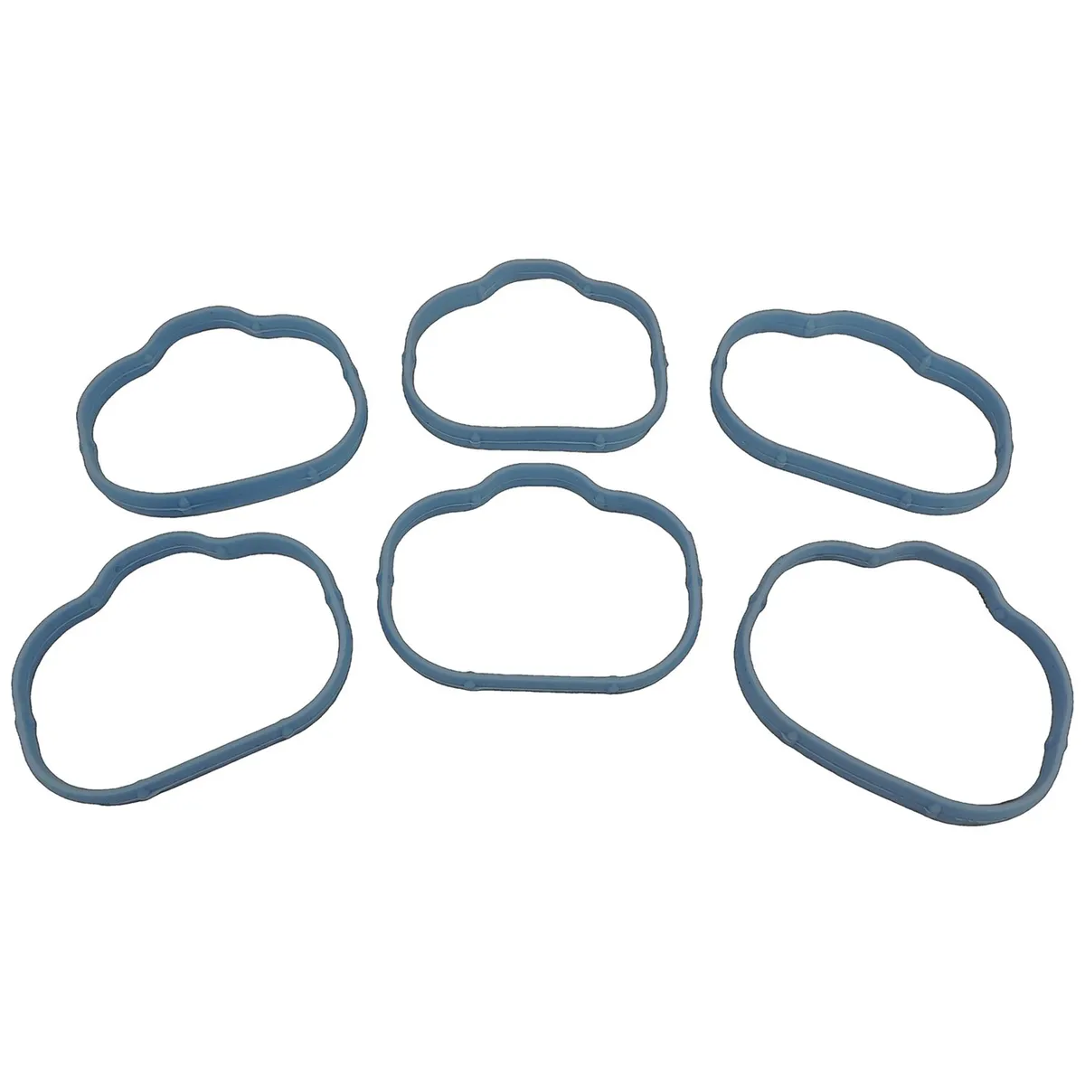 Intake Manifold Gasket Set; Silicone; Blue; Use Existing Hardware; Lower; product image