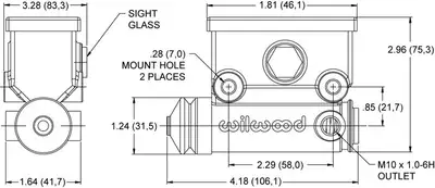 Wilwood Brakes Master Cylinder - 260-13523