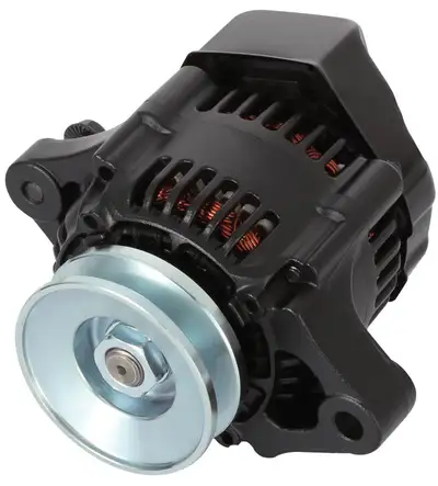 Proform Mini Alternator 50+ AMP 1-Wire Style V-Belt Pulley Black Crinkle Finish Proform