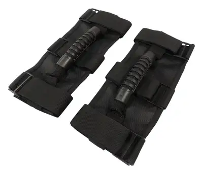 Crown Automotive Jeep Replacement RT Off-Road - Fabric Black Grab Handle Set