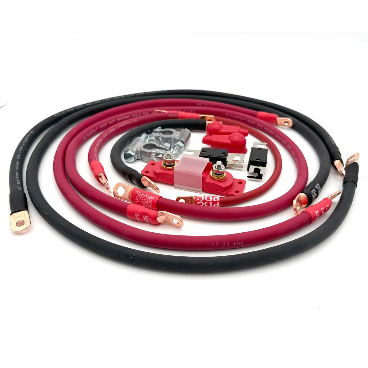 2016-2021 Toyota Tacoma Battery Cable Kit Gen 3 3.5 Liter 1/0 Gauge Battery Cable Big7Kits product image