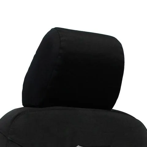 Jeep JK Front Headrest Covers 07-10 Wrangler JK 2 Door Tactical Series Graphite Bartact product image