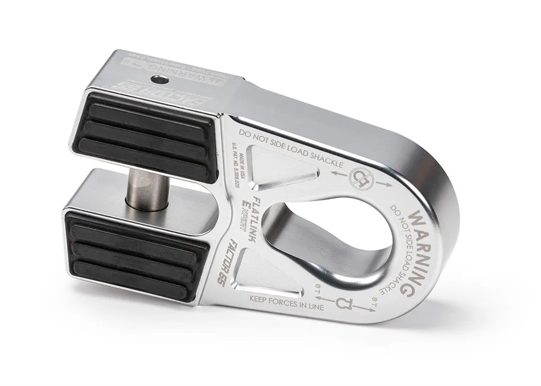 Factor 55 00080-05 Flatlink e Expert Winch Shackle Mount -- Silver product image