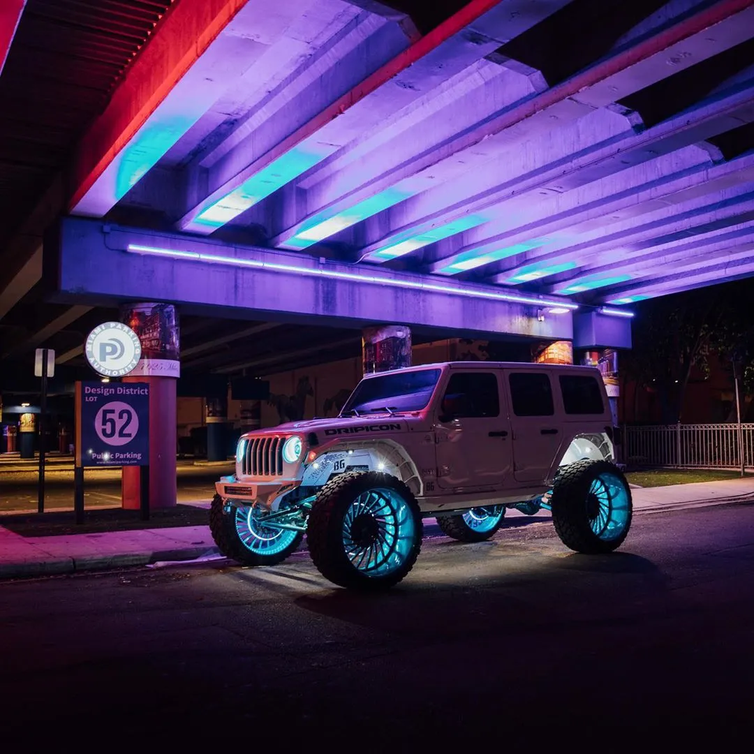 Oracle Lighting LED Illuminated Wheel Rings - Single / Double Row LED product image