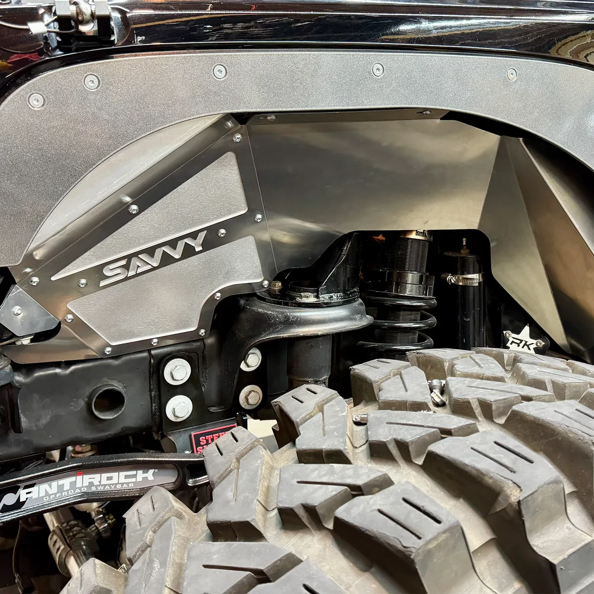 0718 Wrangler Front Inner Fender Liner Raw product image