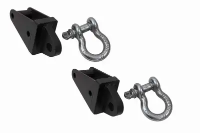 Fishbone Offroad Jeep JK Rear D-Ring Frame Mounts 2007 to 2018 JK Wrangler, Rubicon and Unlimited Fishbone Offroad