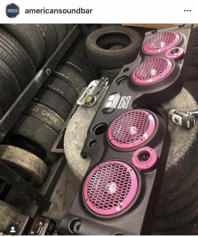 ASB Audio 8” Metal Speaker Grills (x4)- Black product image