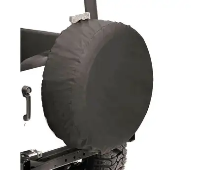 Bestop Spare Tire Covers Size 30 Inch x 10 Inch Premium Fabric Black Denim Bestop