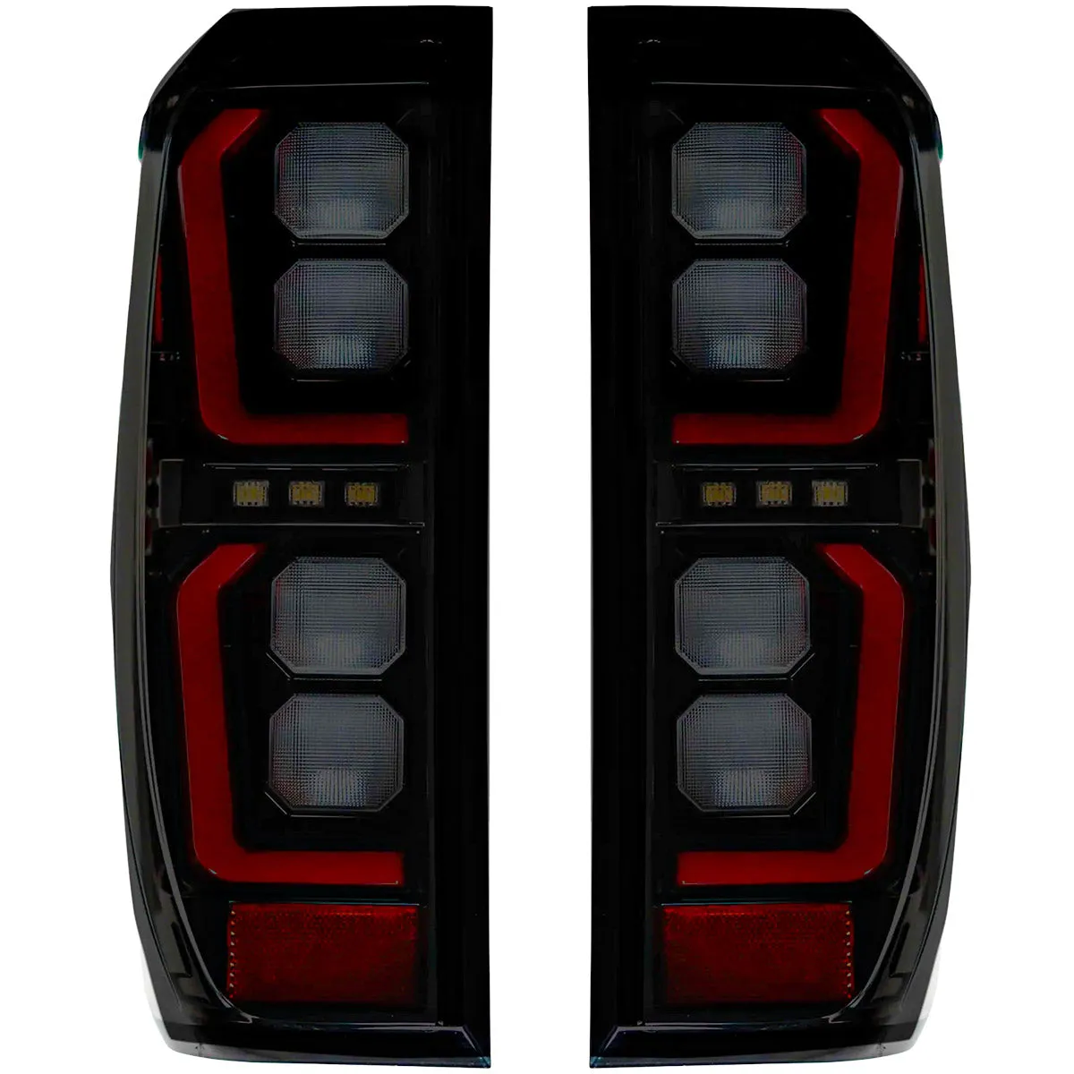 Gmc Sierra 19-20 1500 And 20-21 25003500 Only Fits Single Wheel Body Style Trucks With Factory OEM LED Tail Lights Oled Tail Lights - Smoked Lens product image