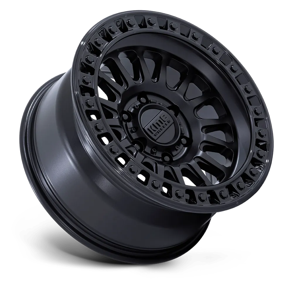 Kmc Wheels | Ims Matte Black w/ Gloss Black Lip product image