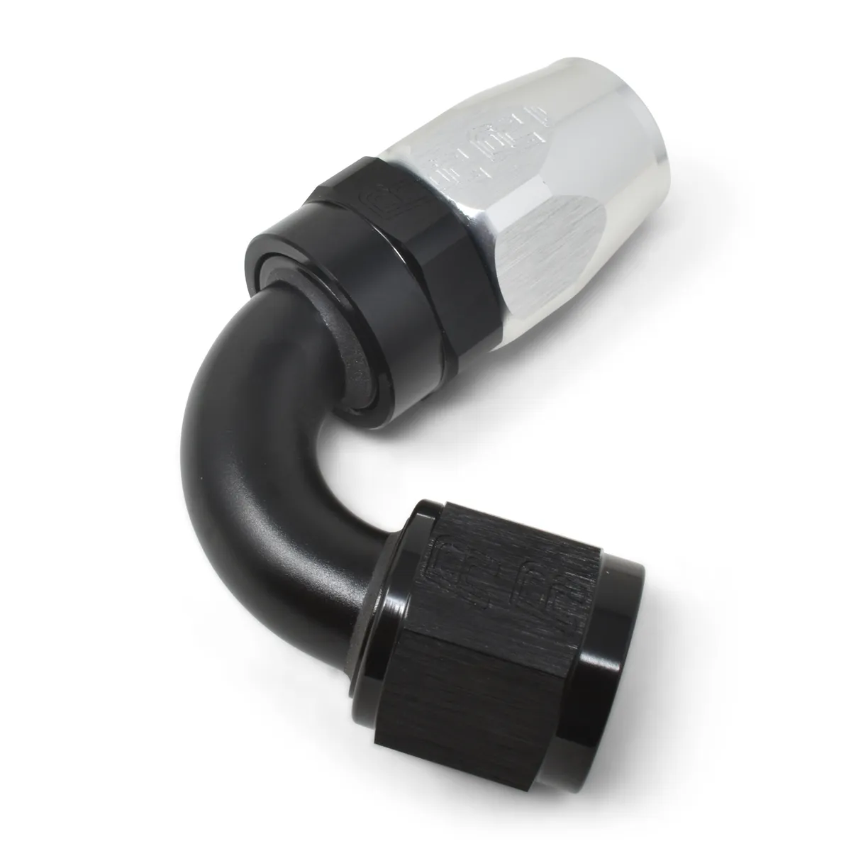 10AN 120Deg Swivel Tight Radius CLR/BLK product image