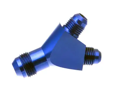 Redhorse Performance 8an Single inlet to 8an Dual Outlet - Blue