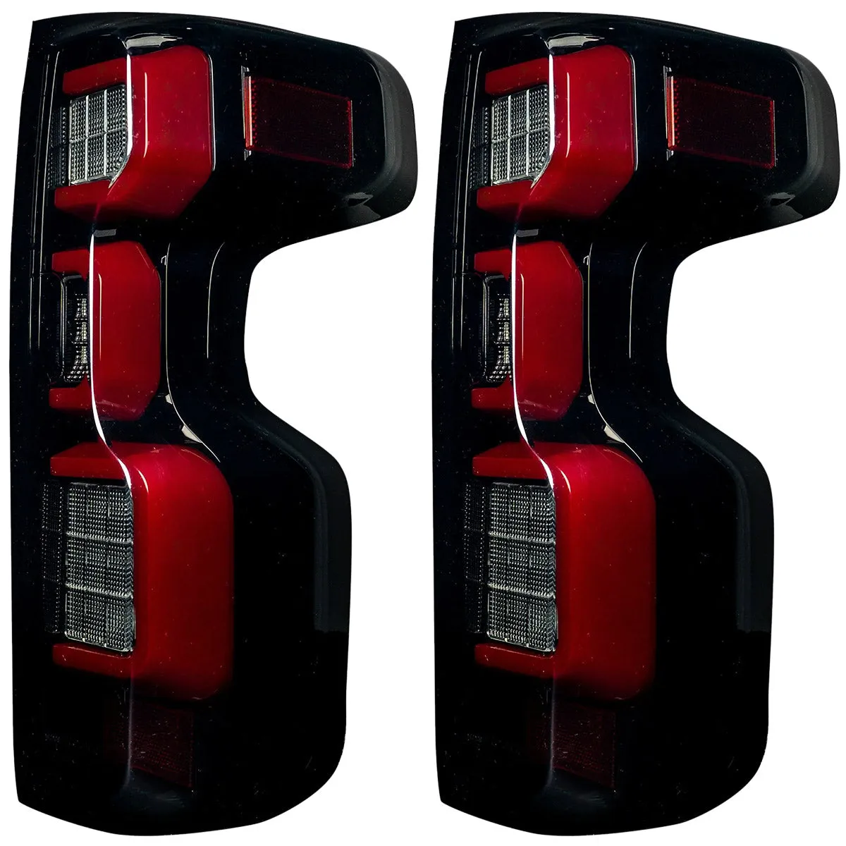 Chevy Silverado 2500/3500 20-23 Ultra Bright OLED Tail Lights (Replaces Factory/OEM Halogen Tail Lights Only) - Multiple Lens product image