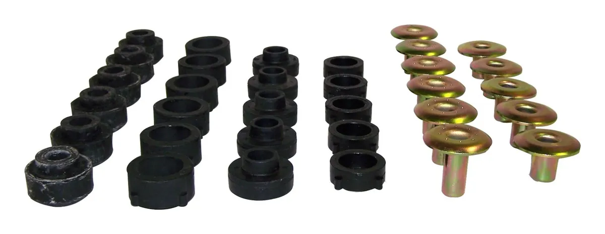 1997-2006 Wrangler TJ Includes 11 Retainers and 22 Body Mounts product image