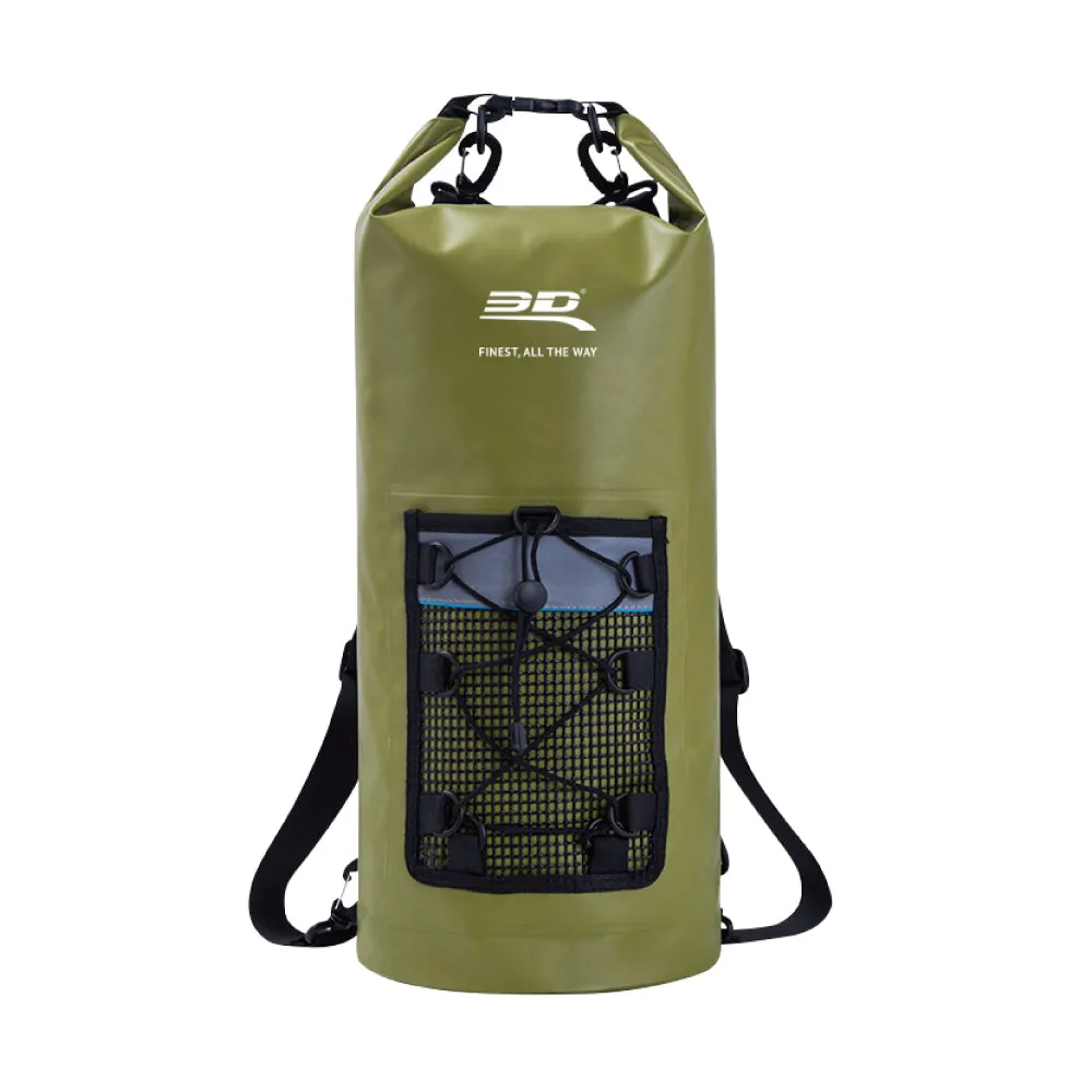 Roll-Top Dry Bag Backpack Army Green product image
