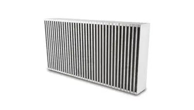 Vibrant Performance Vertical Flow Intercooler Core; 24 in. Core Width; 3.5 in. Core Thickness; 12 in. Height; 6061 Aluminum;