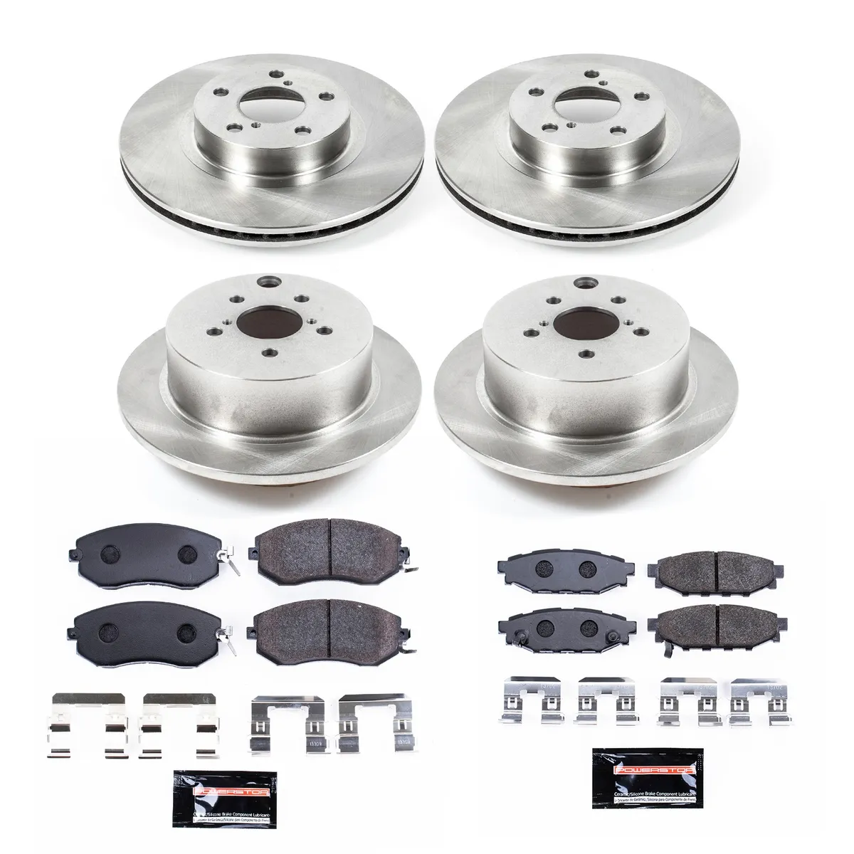 Track Day Kit-Stage 1 Kit For Track Day Enthusiasts: Rotors And Pads-For Use W/Street Tires product image