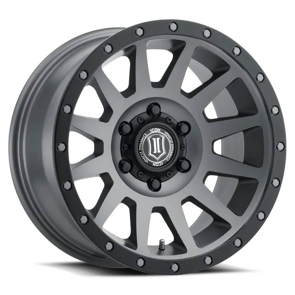 Icon Vehicle Dynamics Compression 17 x 8.5 6 x 5.5in, Titanium - Bronco 2021+ product image