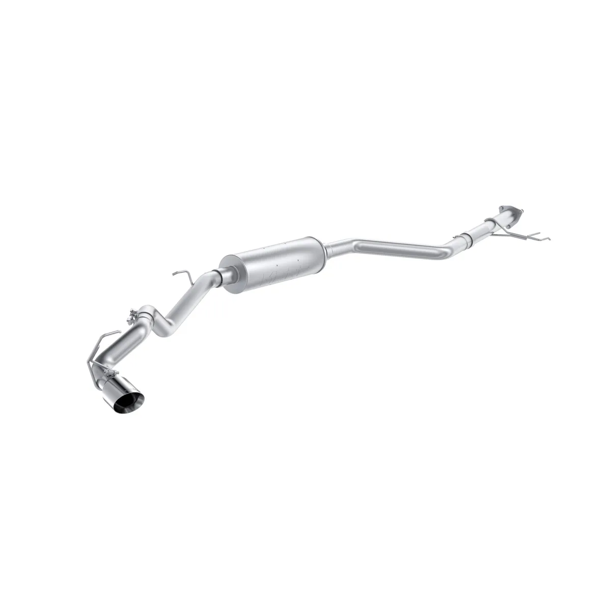 Armor Lite Cat Back Performance Exhaust System; 2.5 in.; Aluminized Steel; Single Side; product image