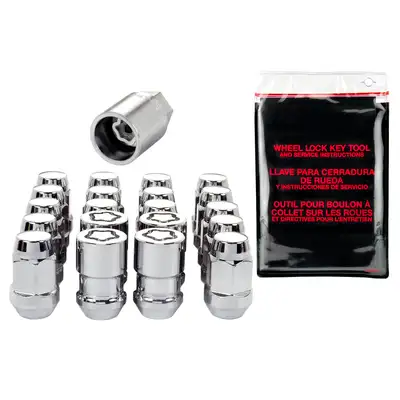 McGard 5 Lug Hex Install Kit M12x1.5 Cone Seat Bulge W/Wheel Lks 3/4 Hex 1.45 in Oal