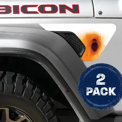 Under The Sun Inserts Stuck Inside 2pc Vinyl Fender Decal
