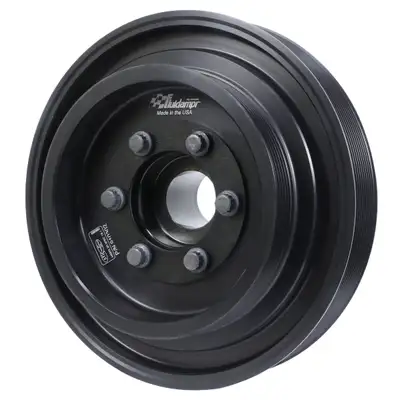 Fluidampr Harmonic Balancer - Fluidampr- 11 Overdrive Srt Hellcat 6.2l Hemi- Steel - Black Anodized Black Zinc Chromate - 6-18 Dia - 12.5 Lbs - Sfi 18.1 - Made in USA - Each