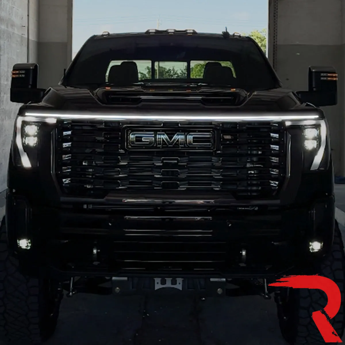 Recon High Powered White LED Under Hood DRL Light Strip With Start-Up Sequence in 59 Length product image