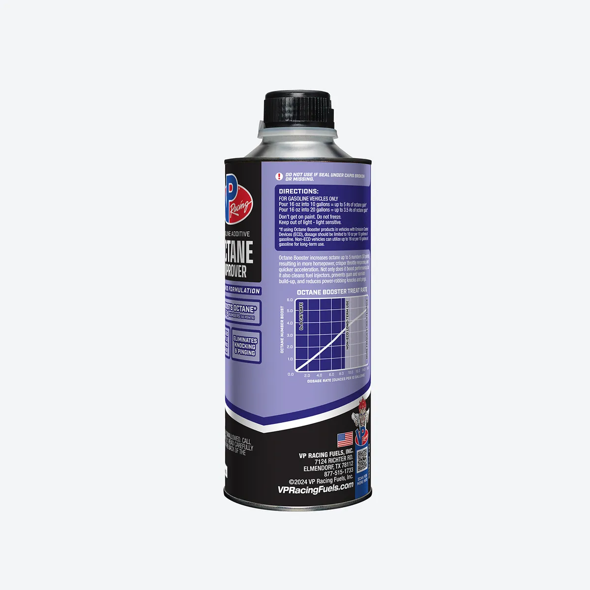 vp Racing Fuels 28555 Octane Booster Unleaded 16 oz product image