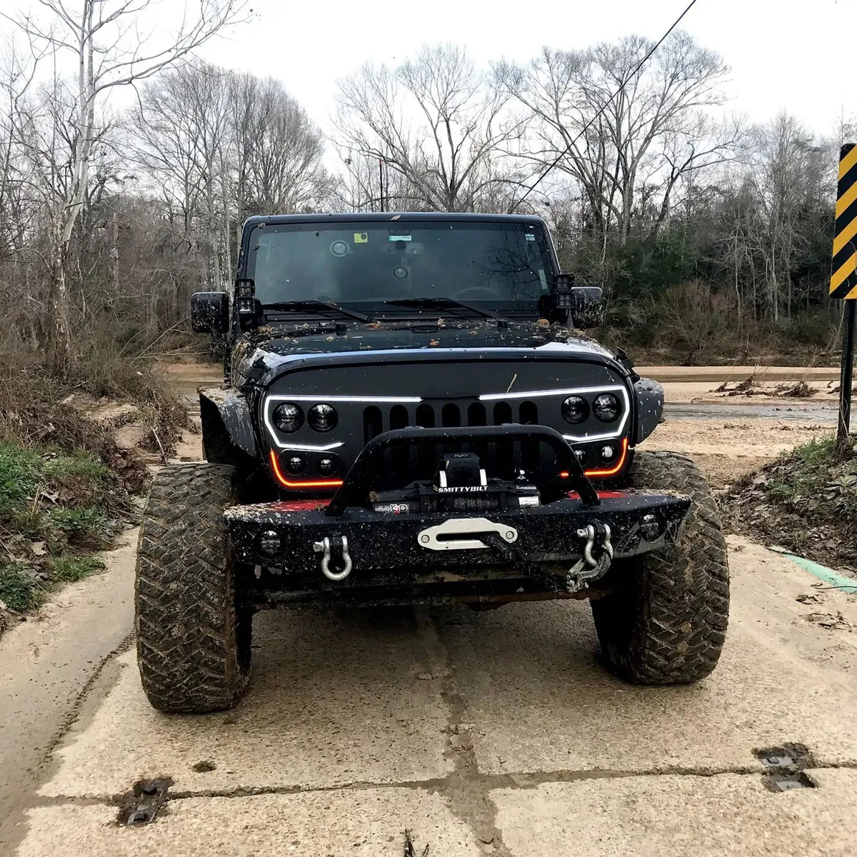 2007-2017 Jeep Wrangler JK Vector Pro Series II Full LED Grill - Integrated Headlights & DRL product image