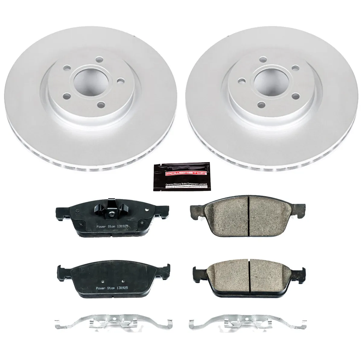 Z23 Sport Geomet Coated Rotor Kit For European Vehicles: Genuine Geomet Fully Coated Rotors; Carbon-Fiber Ceramic Pads W/Hardware product image