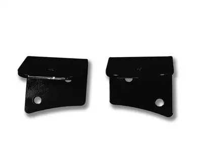 Steinjager Steinjäger Exterior Accessories Wrangler TJ 1997-2006 Light Mounts Lower Windshield Black