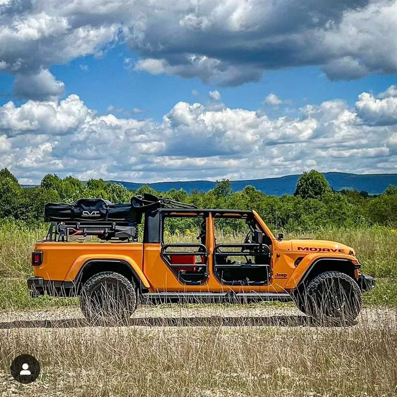 Offroad Tube Door with Side View Mirror for Jeep Wrangler JL & Gladiator JT product image