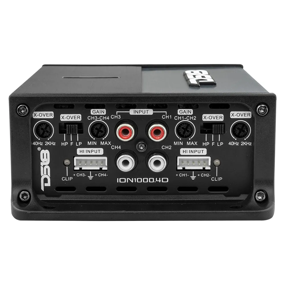 ION Compact Full Range Class D 4-Channel Amplifier 4 x 150 Watts RMS @ 4-ohm product image