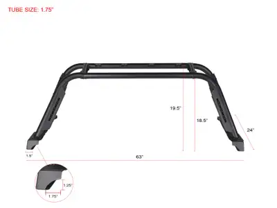 Armordillo Armordillo CR-M Chase Rack For Mid Size Trucks