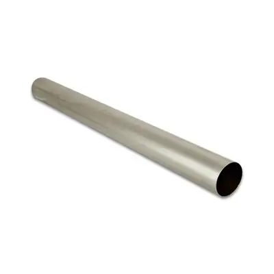 Vibrant Performance Titanium Straight Tubing; 4 in. Tube OD; 39.375 in. Length; CP1 Titanium; 0.039 in. Wall Thickness; 1 Meter Long;