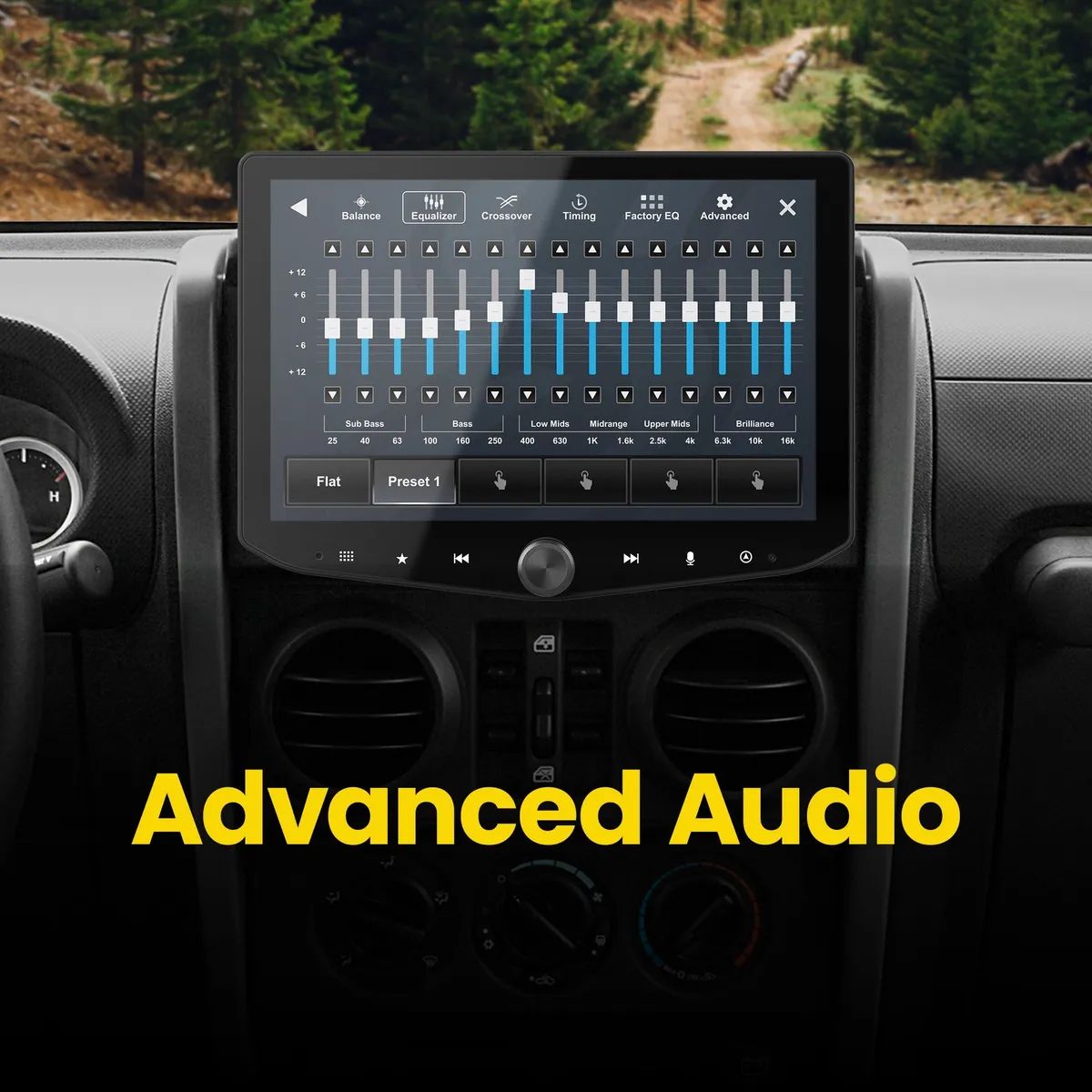 HORIZON10 Jeep Wrangler JK (2007-2018) 10" Radio Kit product image