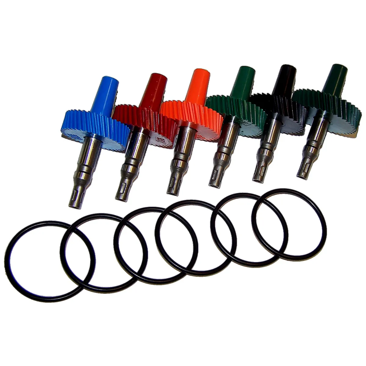 1993-2001 Cherokee XJ with NP231 Transfer Case; Kit includes 6 Gears and 6 O-Rings; Various Ratios. 1993-1995 Wrangler YJ with NP231 Transfer Case; Kit includes 6 Gears and 6 O-Rings; Various Ratios. 1997-2006 Wrangler TJ with NP231 Transfer Case; Kit i product image