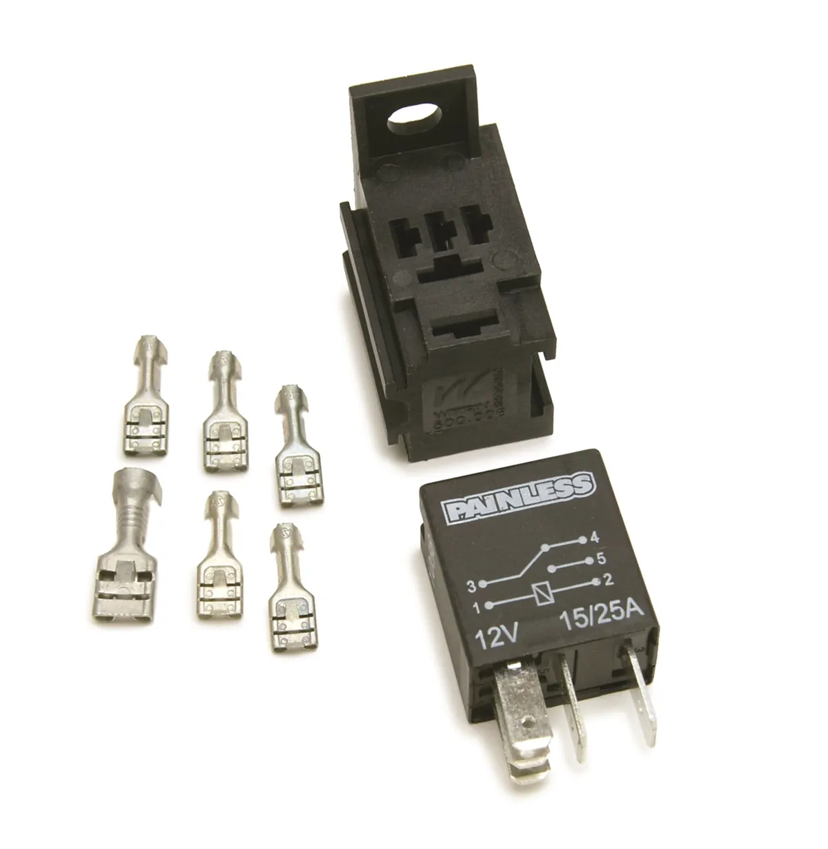Micro Relay w/Base And Terminals; Incl. 1 Single Pole/Double Throw Relay; Relay Base w/Terminals; product image