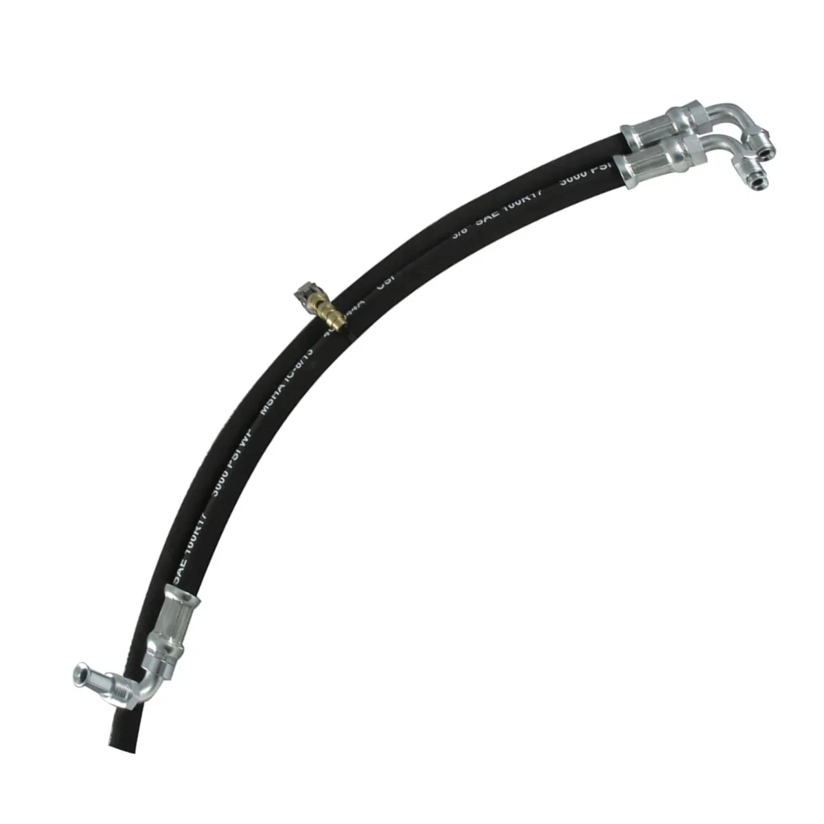 Borgeson - Power Steering Hose Kit - P/N: 925103 - 2 Piece OEM style rubber power steering hose kit. Connects GM power steering pump to a GM power steering box. product image