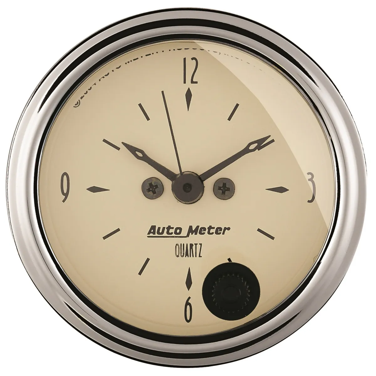 Gauge, Clock, 2 1/16", 12Hr, Analog, Antique Beige product image