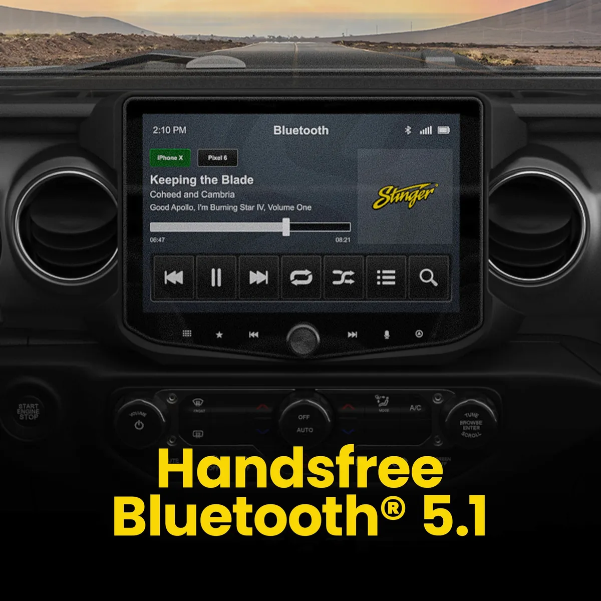 HORIZON10 Jeep Wrangler JL (2018-23)/Gladiator JT (2020-23) 10" Radio Fully Integrated Kit w/Nav Card | Displays Vehicle Info & Off-Road Mode product image