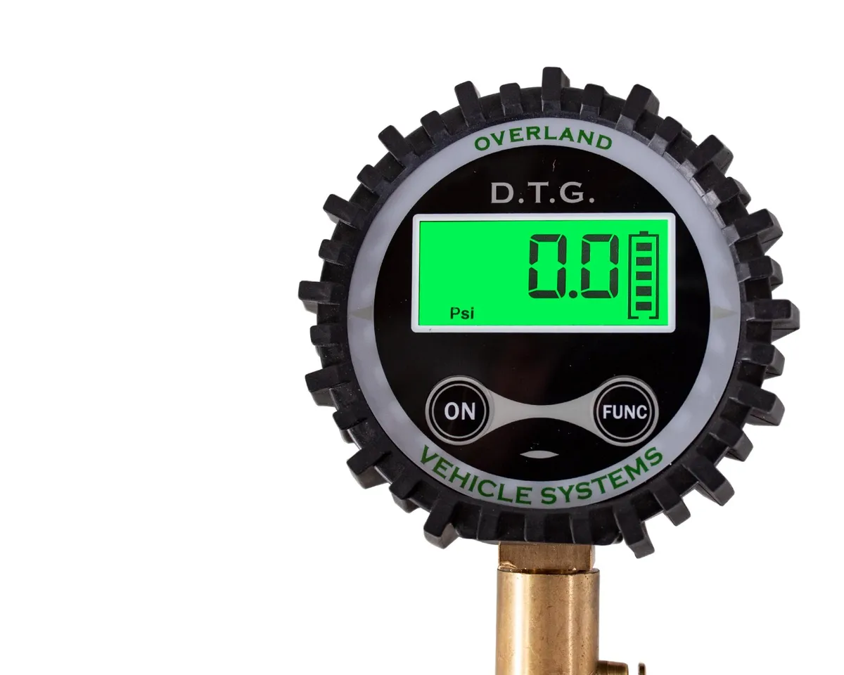 Overland Vehicle Systems Digital Tire Gauge w/ Valve Kit and Storage Bag product image