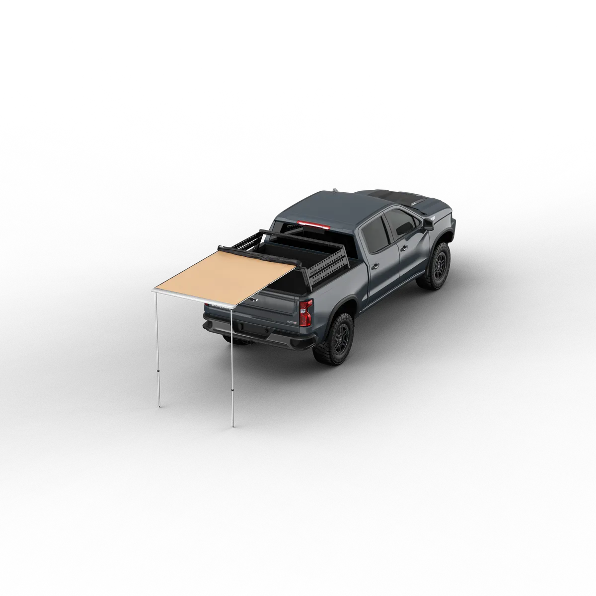 Truck or Car Awning, 4.5x6 Feet, Poly-Cotton Ripstop Fabric, Tan product image