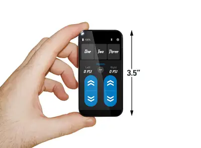 Pacbrake HP30009-NT-QM-R BRAVO Wireless Air Controls (3rd Gen), Quick Mount, w/ Remote, SD Compressor