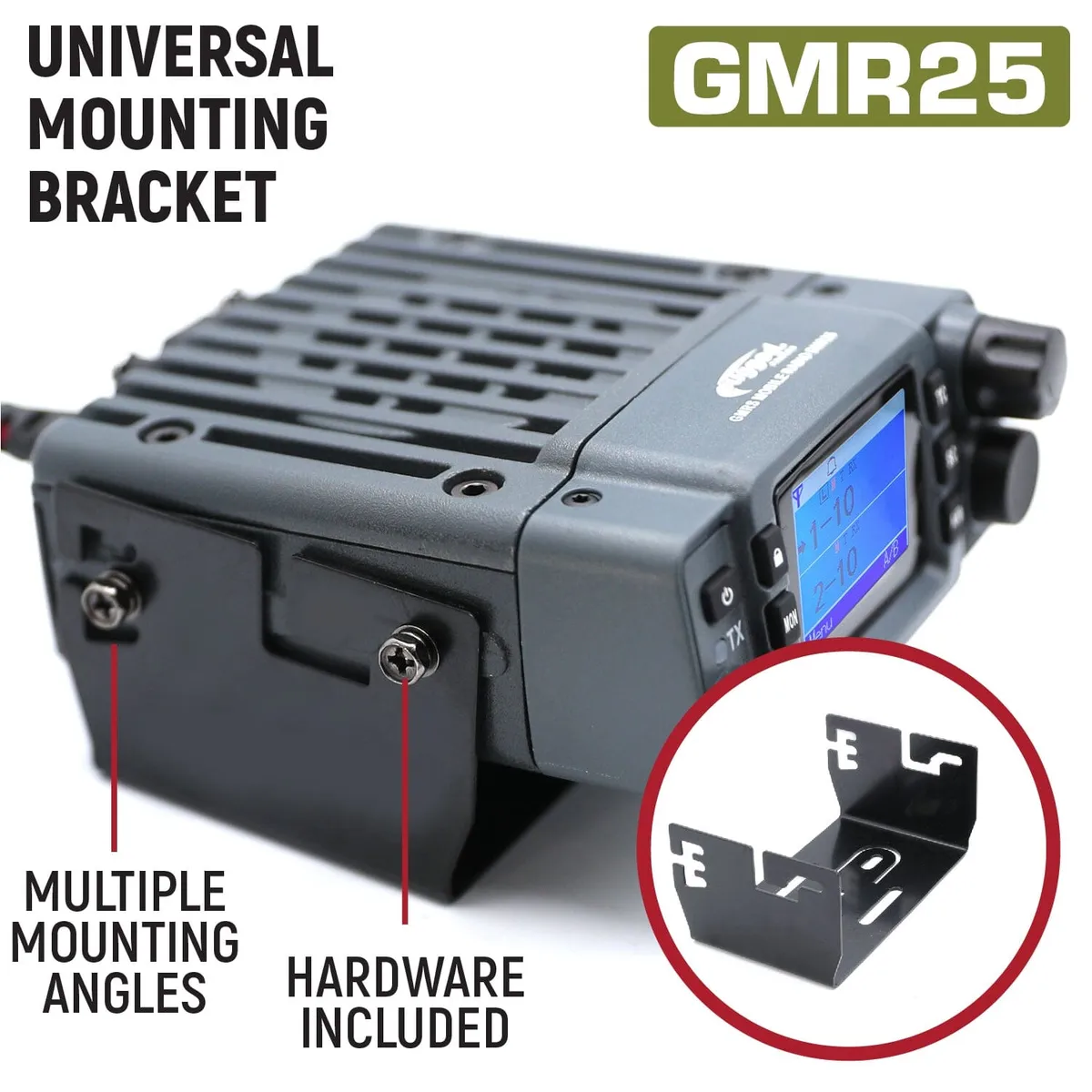Essential Radio Kit Gmr25 Waterproof Gmrs Mobile 25watt Radio Kit With Externa product image