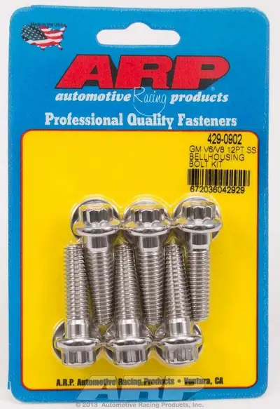 ARP Auto Racing S/S Bellhousing Bolt Kit - 12pt. GM V6/V8