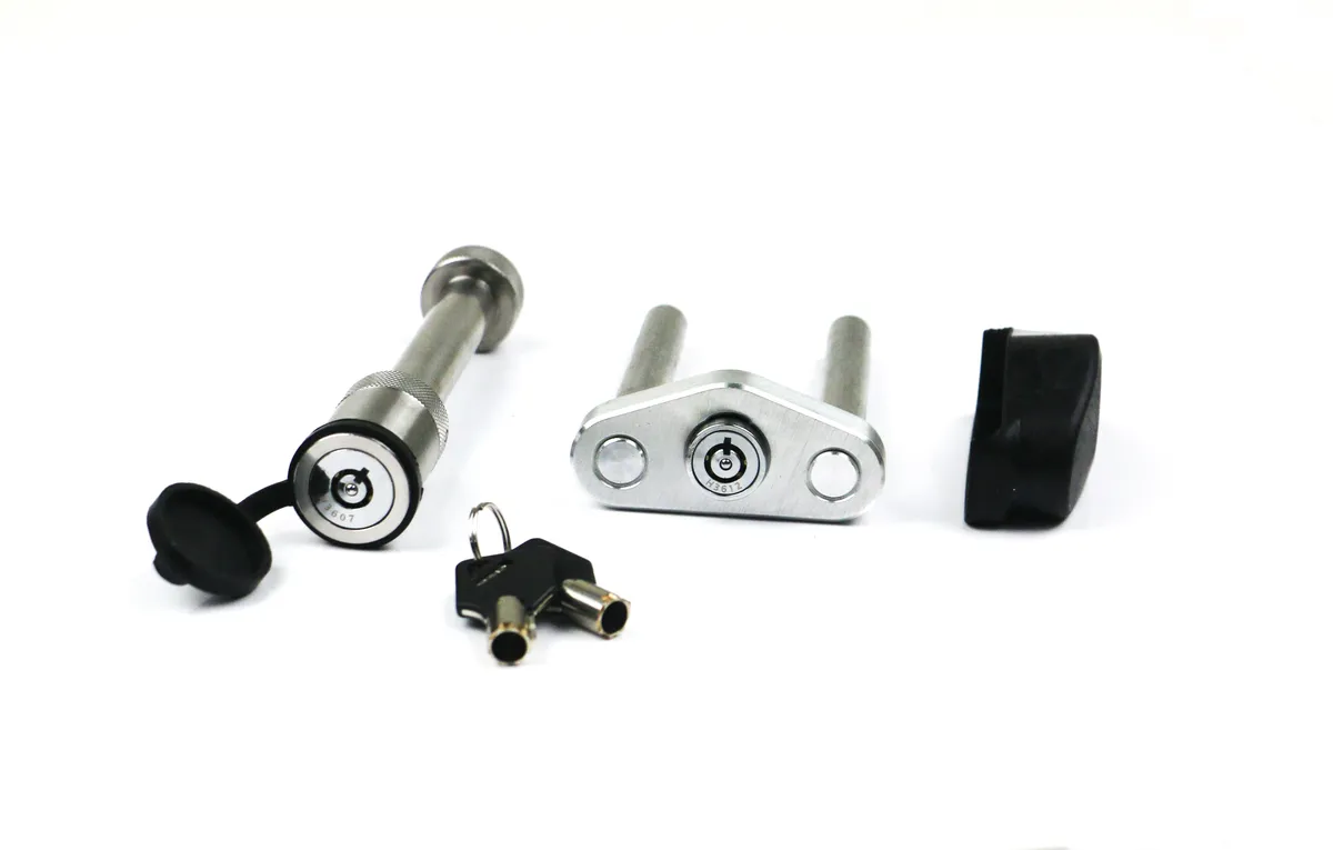 Dual Pin Lock Plate Key Assembly Hitch Locking Pin Combo Keyed Alike (Ws03 + Ws05) Keyed Alike product image