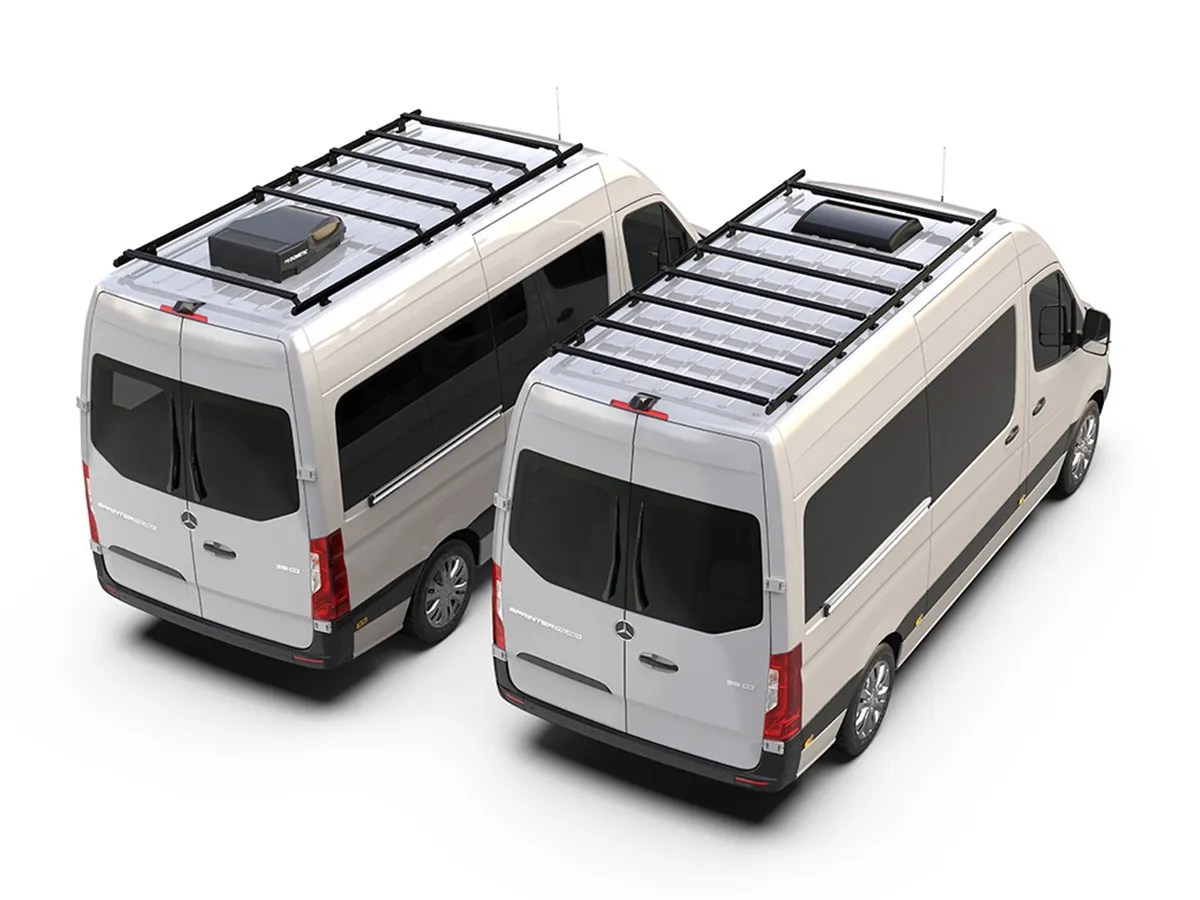 Mercedes Benz Sprinter L2H2170in MWBHigh Roof 2007-Current Slimpro Van Rack Kit - by Front Runner product image