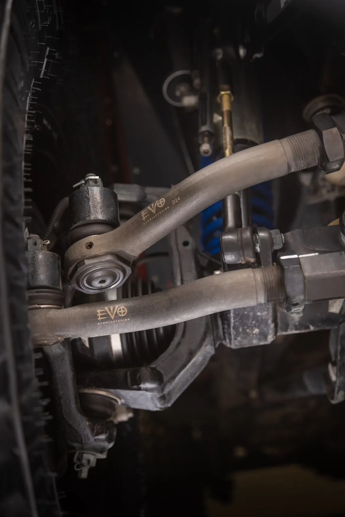 Evo Manufacturing Aluminum 2.5 Ton HD Steering Kit (Wide Axle) - JT/JL product image